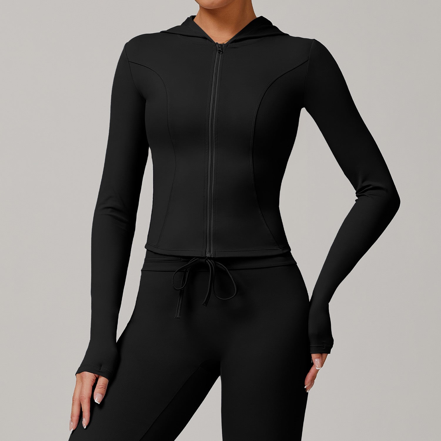 Sculpt Zip Jacket – Luxe Active Second Skin with UV Protection