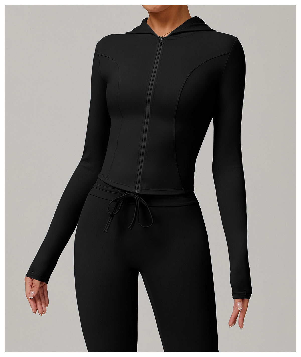 Sculpt Zip Jacket – Luxe Active Second Skin with UV Protection