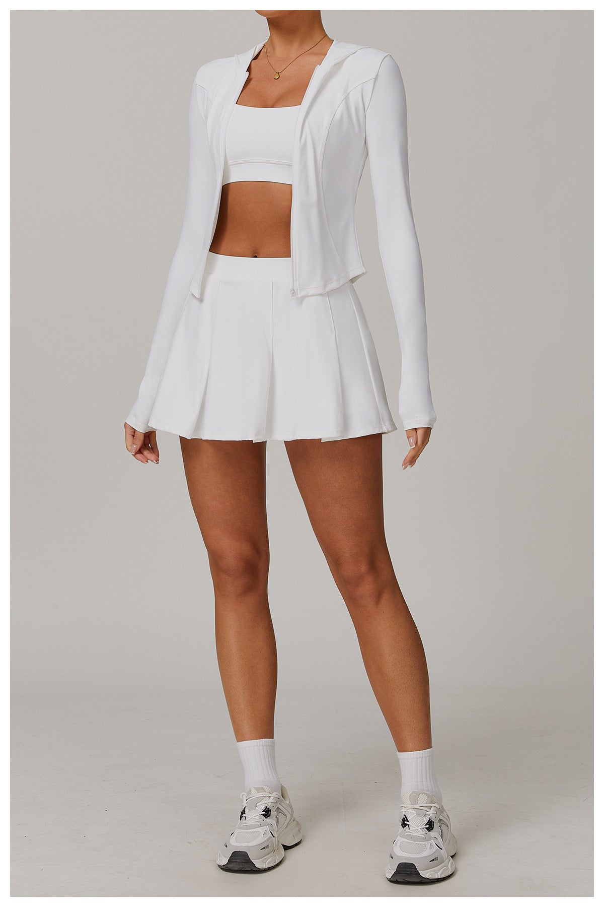 Sculpt Zip Jacket – Luxe Active Second Skin with UV Protection