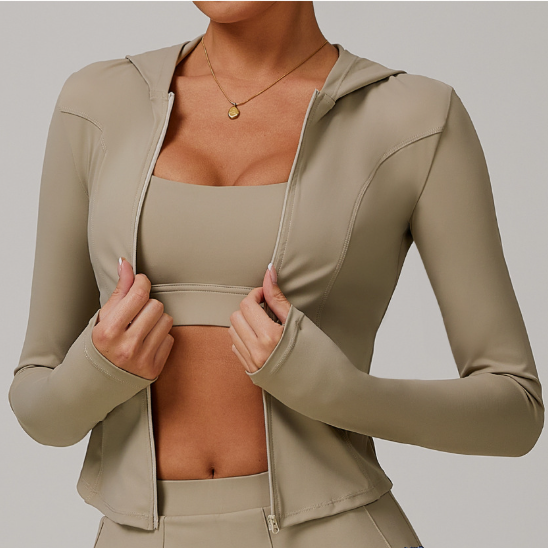 Sculpt Zip Jacket – Luxe Active Second Skin with UV Protection
