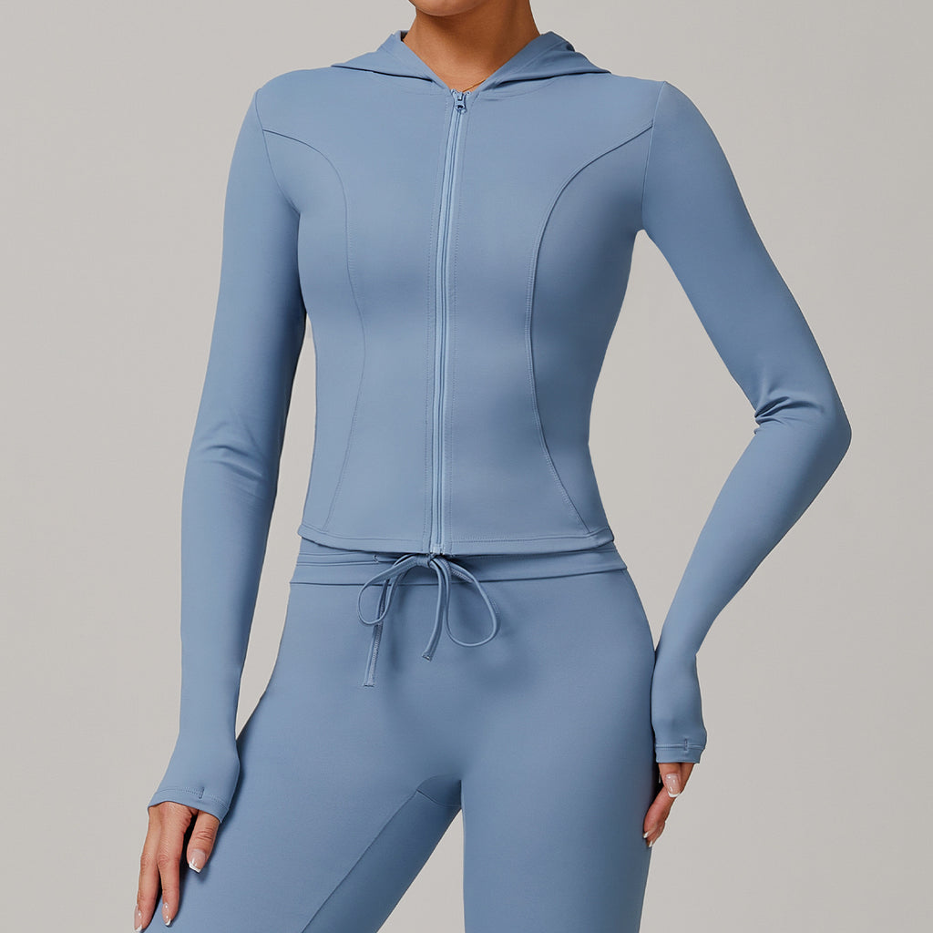 Sculpt Zip Jacket – Luxe Active Second Skin with UV Protection