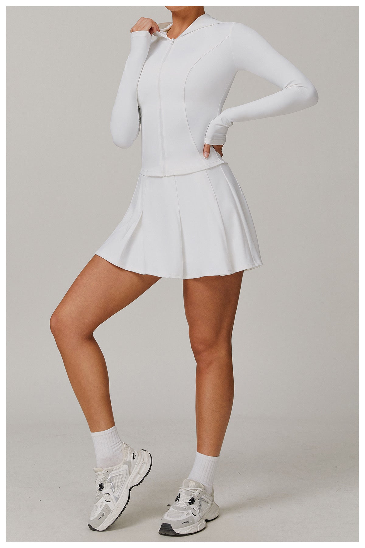 Sculpt Zip Jacket – Luxe Active Second Skin with UV Protection