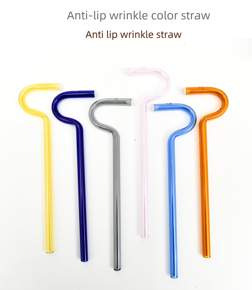 Maison D’ Luz Heat-Resistant Glass Straw – Creative Reusable Drinking Straw